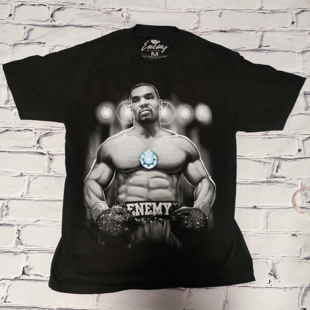 MIKE TYSON ENEMY OF THE STATE SHIRT SIZE MEDIUM